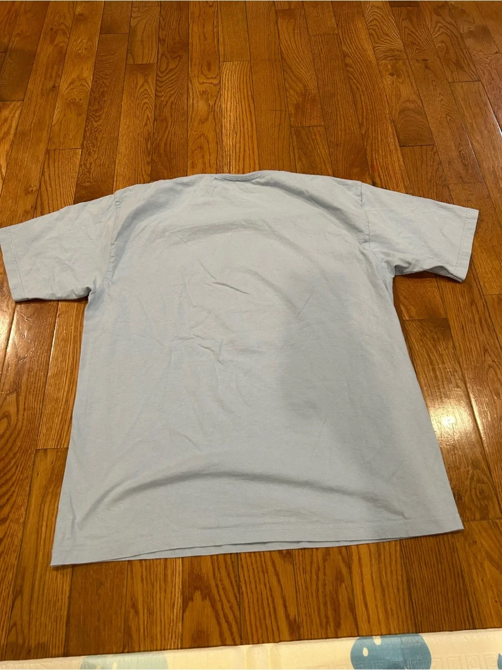 Vintage Southpole Shirt Mens Light Blue Premium Denim Graphic Logo Short Sleeve